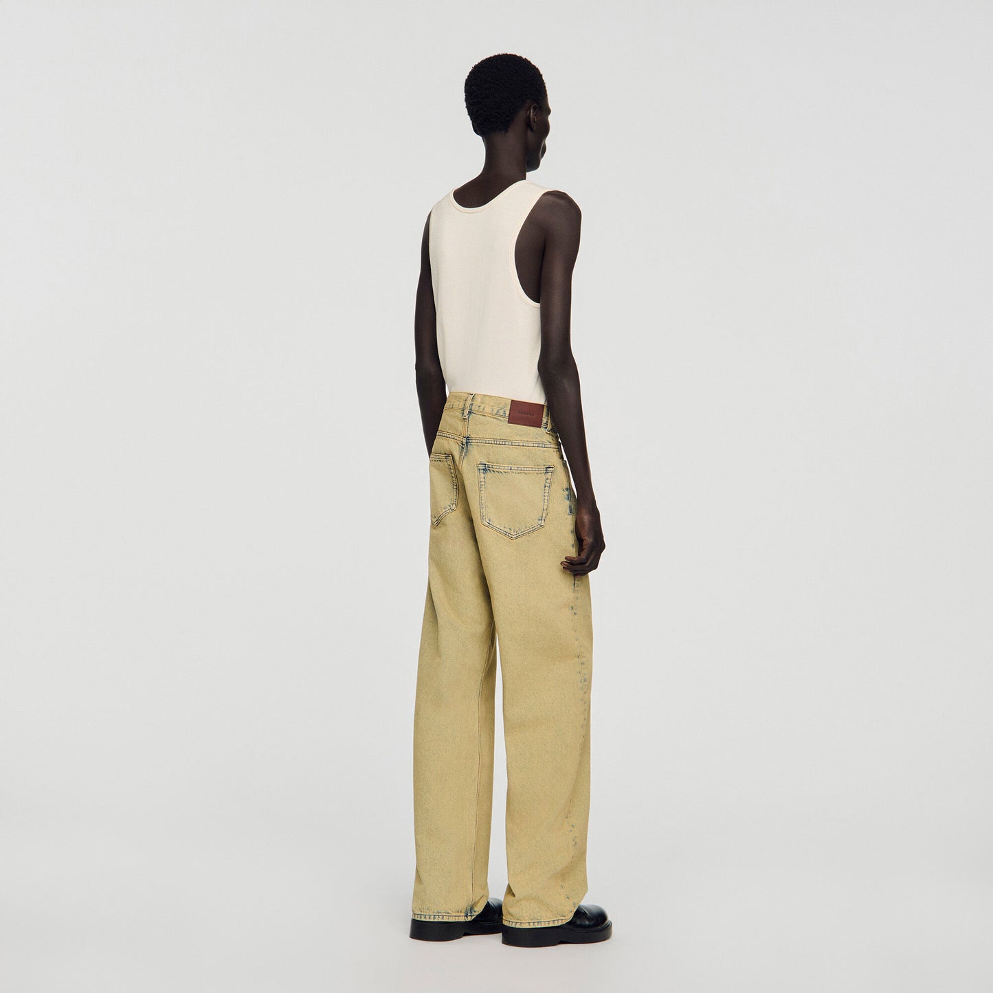 Faded baggy jeans