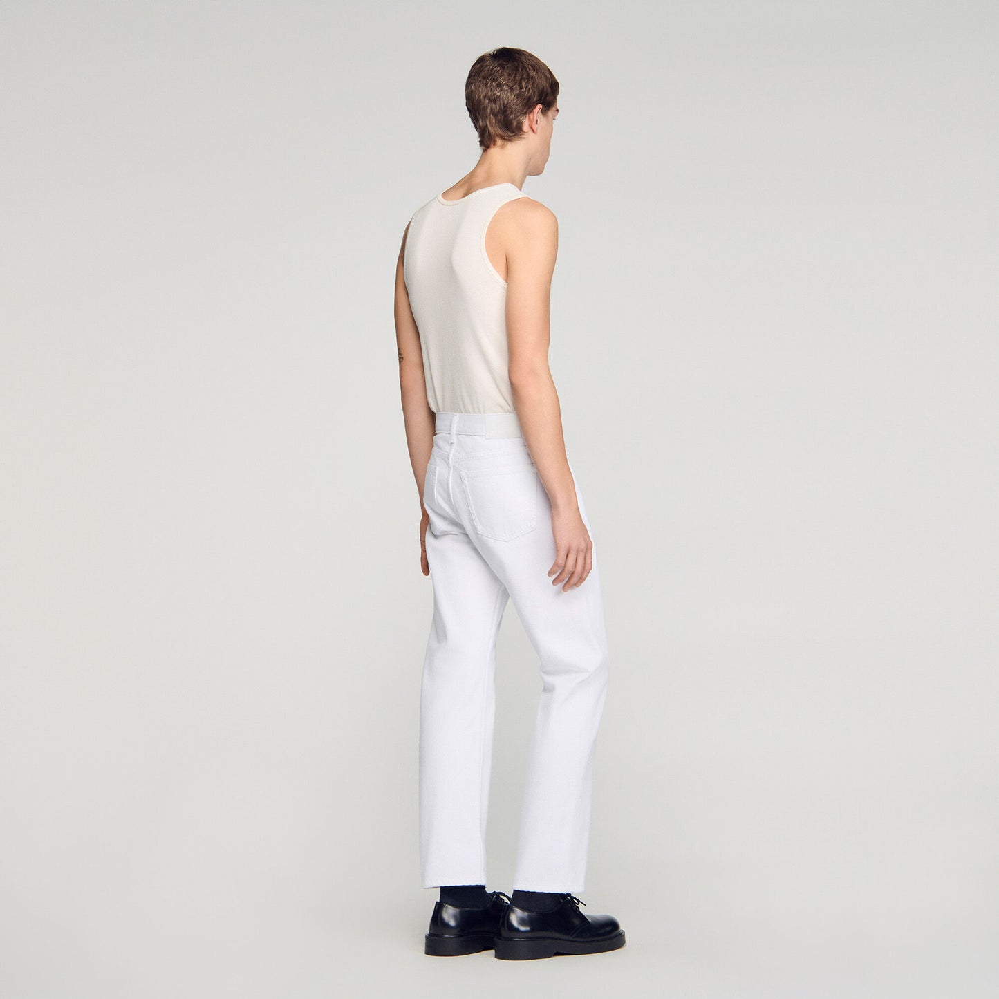 Regular raw jeans