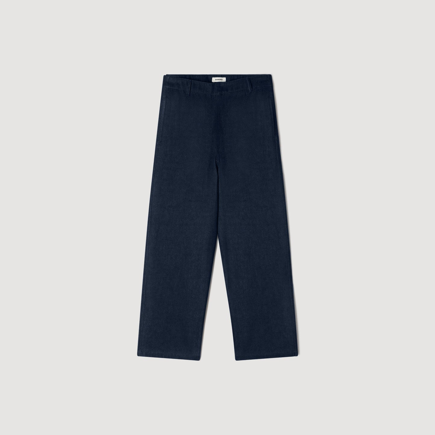 Raw barrel jeans