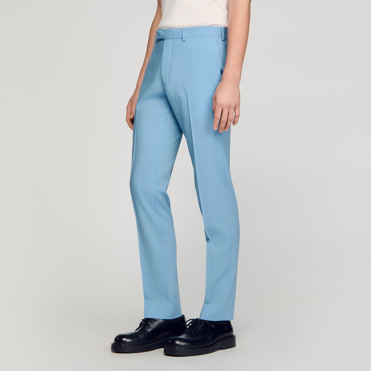 Wool suit trousers