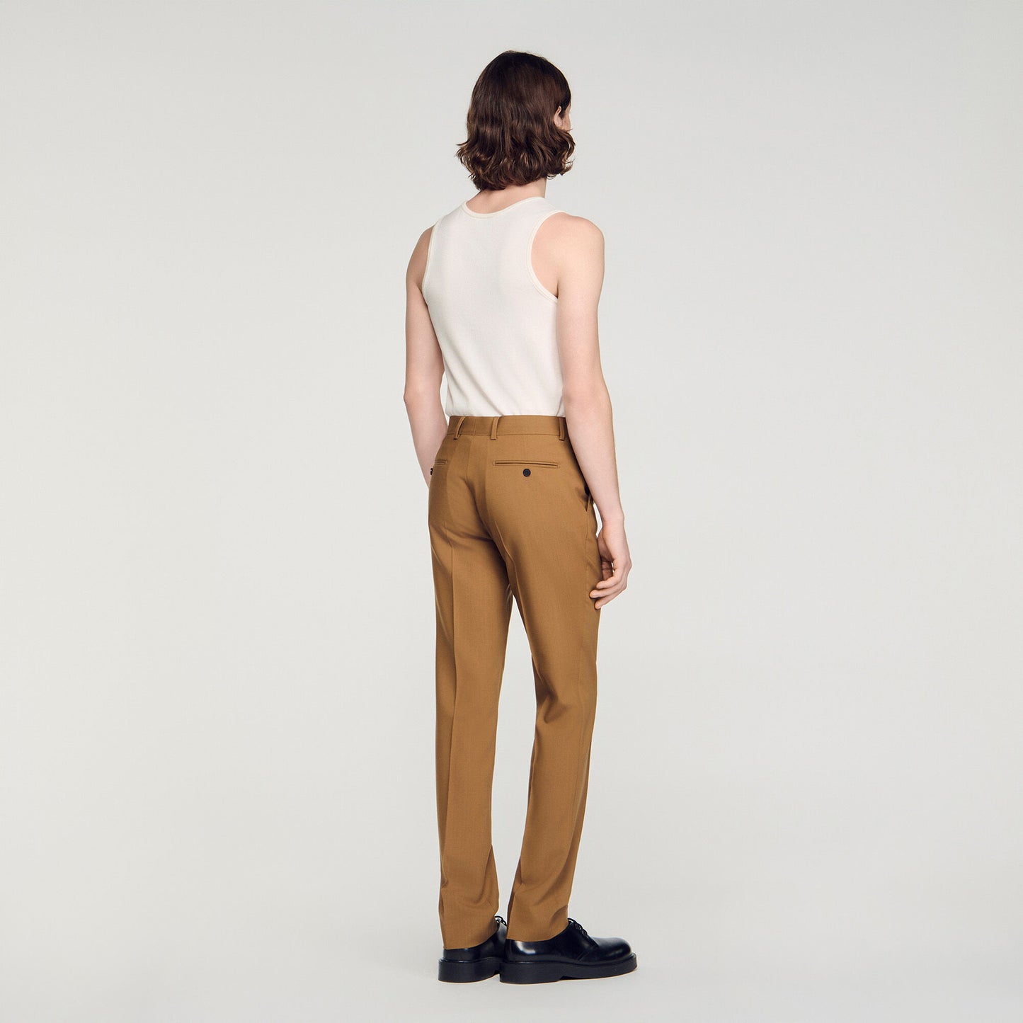 Wool suit trousers