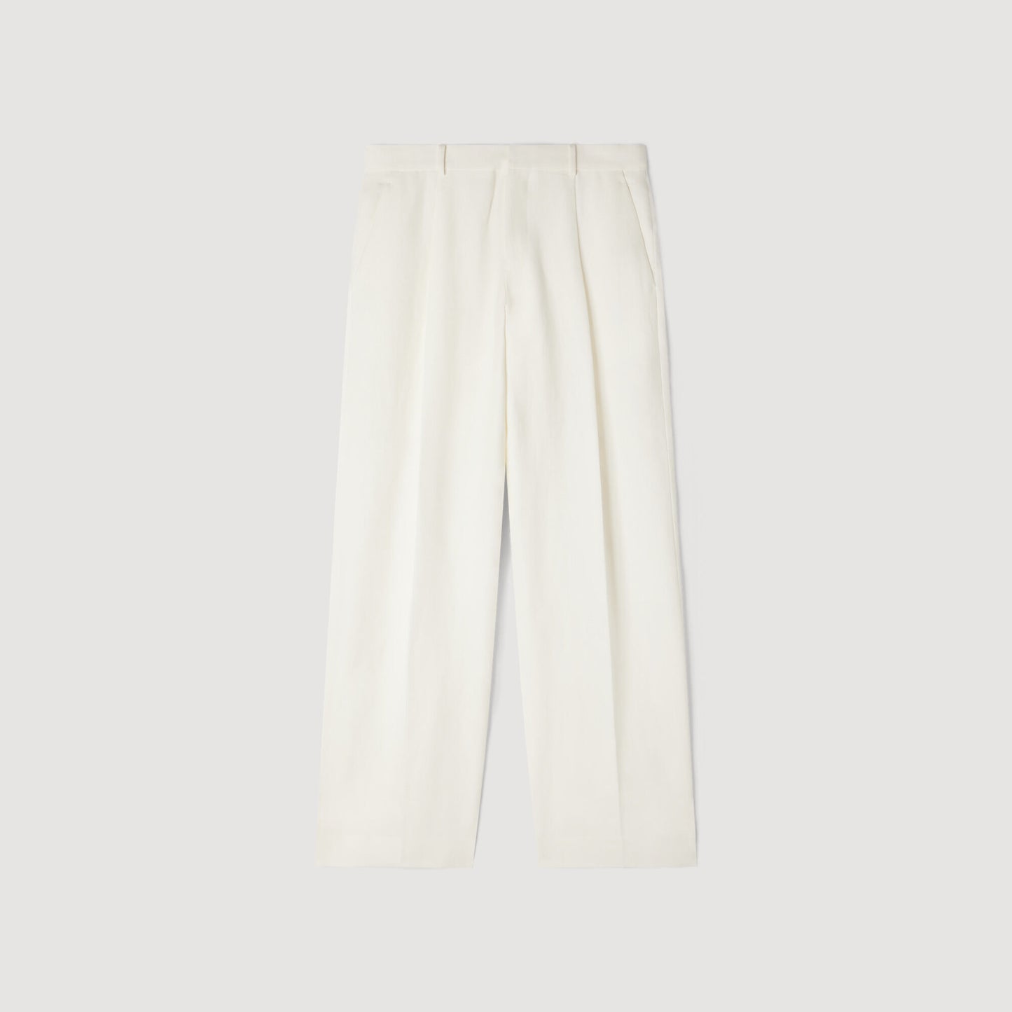 Linen suit trousers