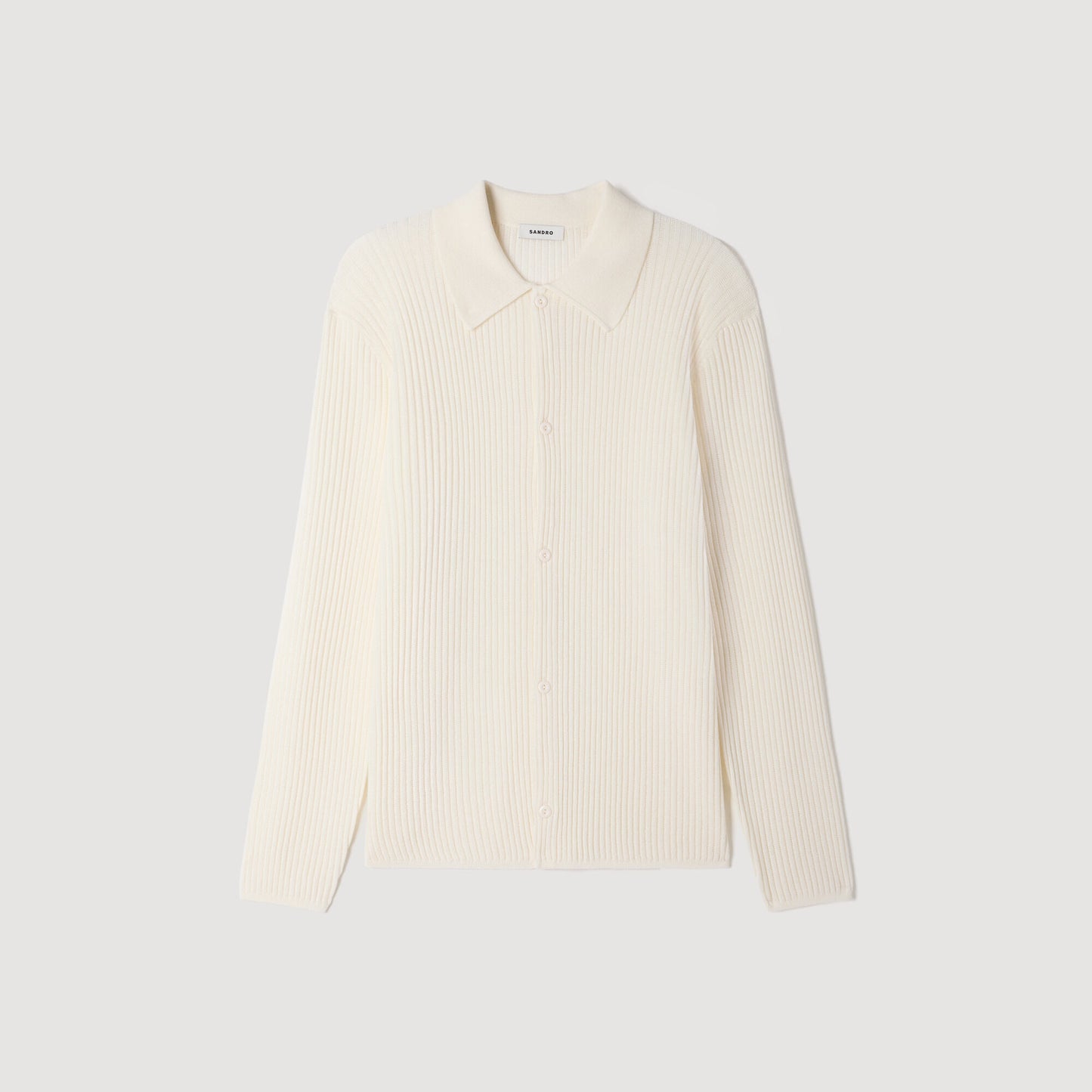 Rib knit shirt