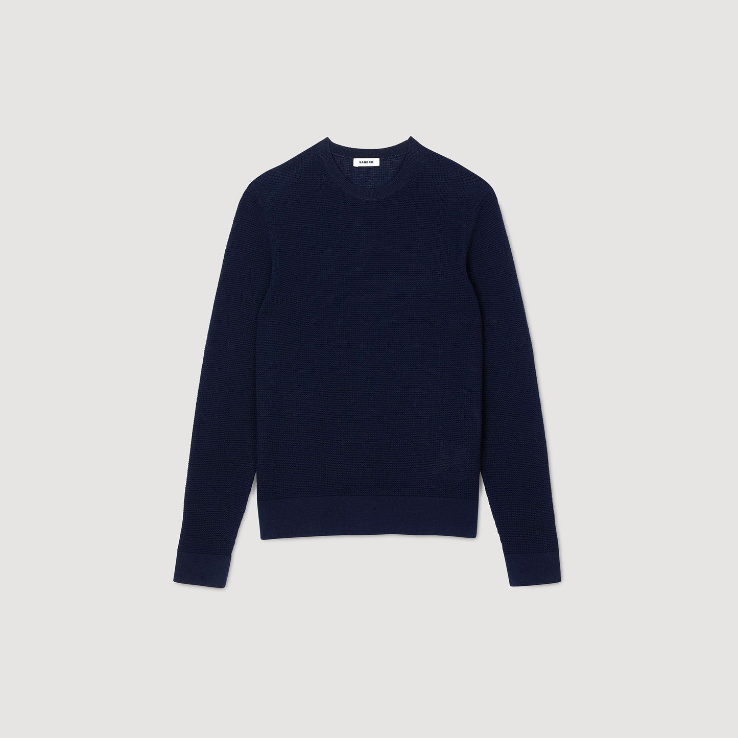 Textured knit jumper