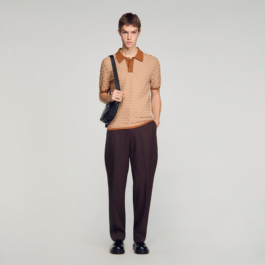 Square Cross polo shirt
