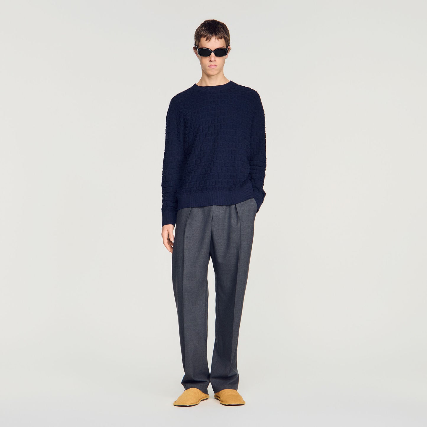 Terry knit jumper