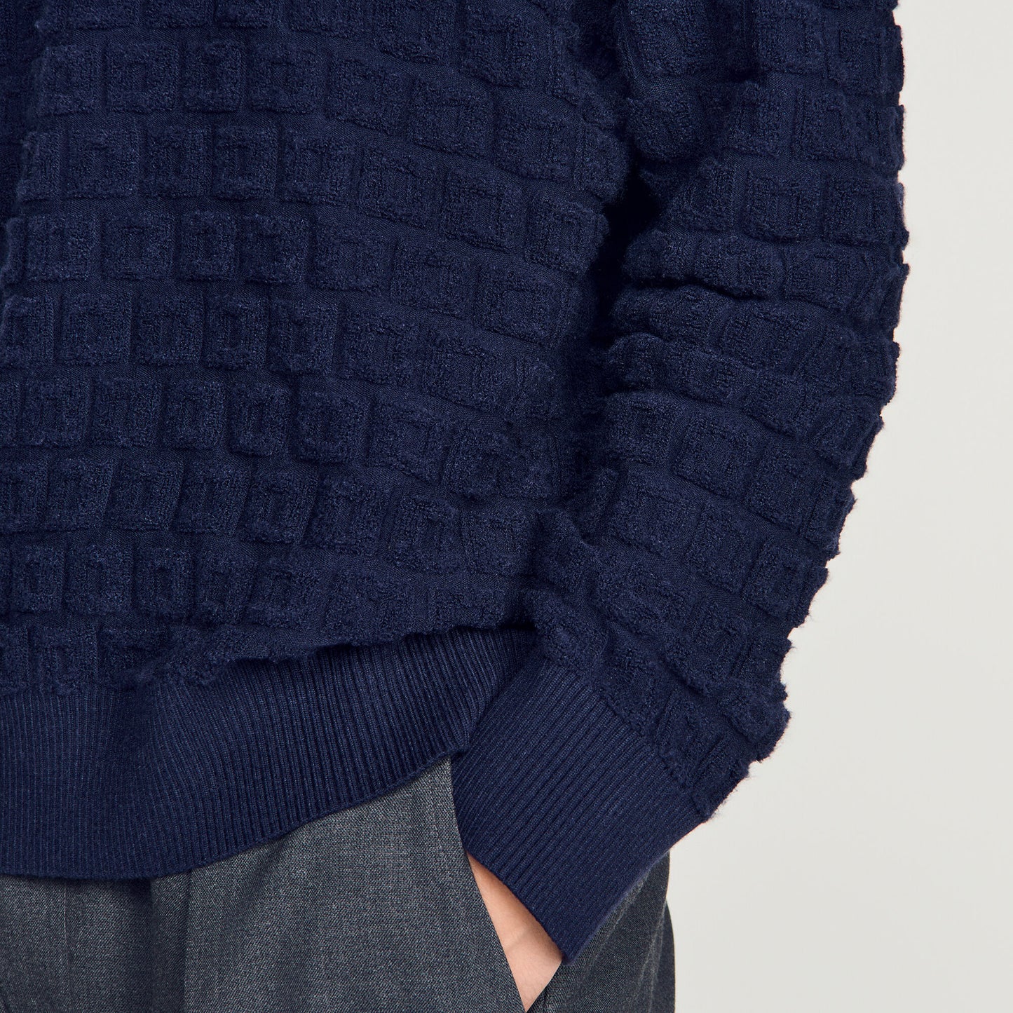 Terry knit jumper