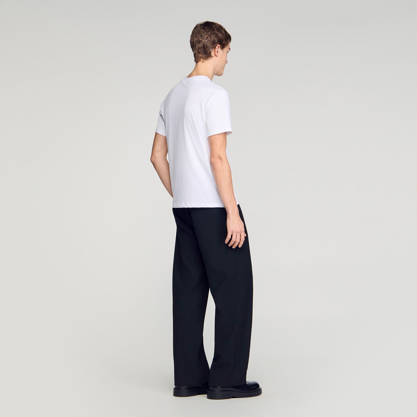 T-shirt with double S patch