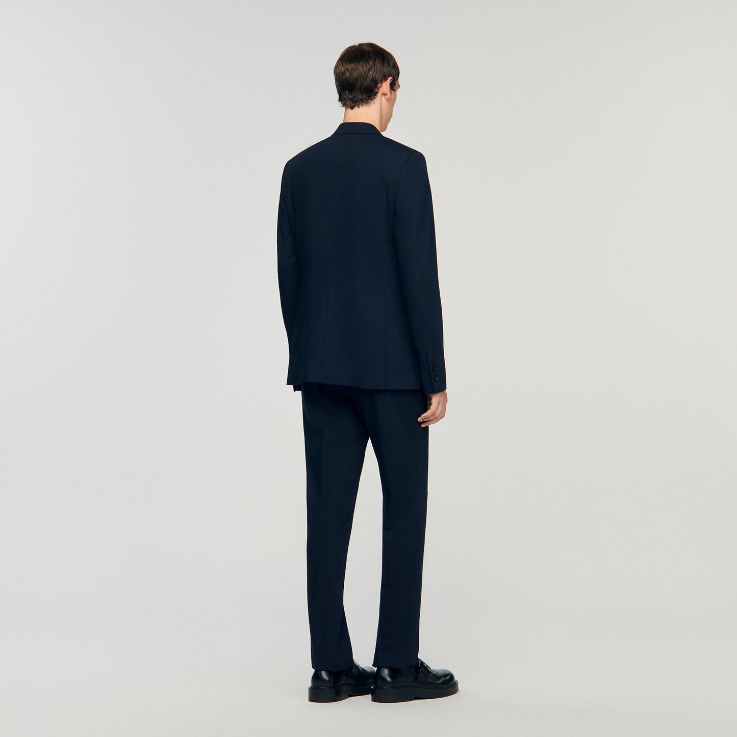 Double-breasted suit jacket