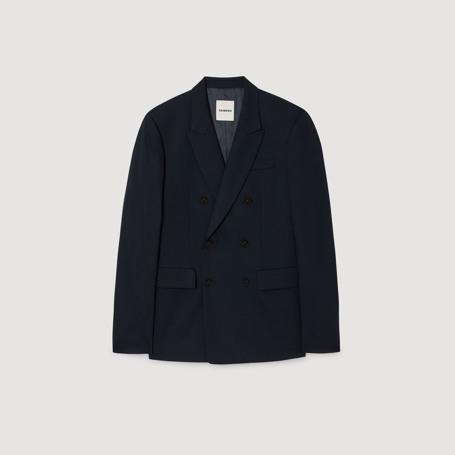 Double-breasted suit jacket