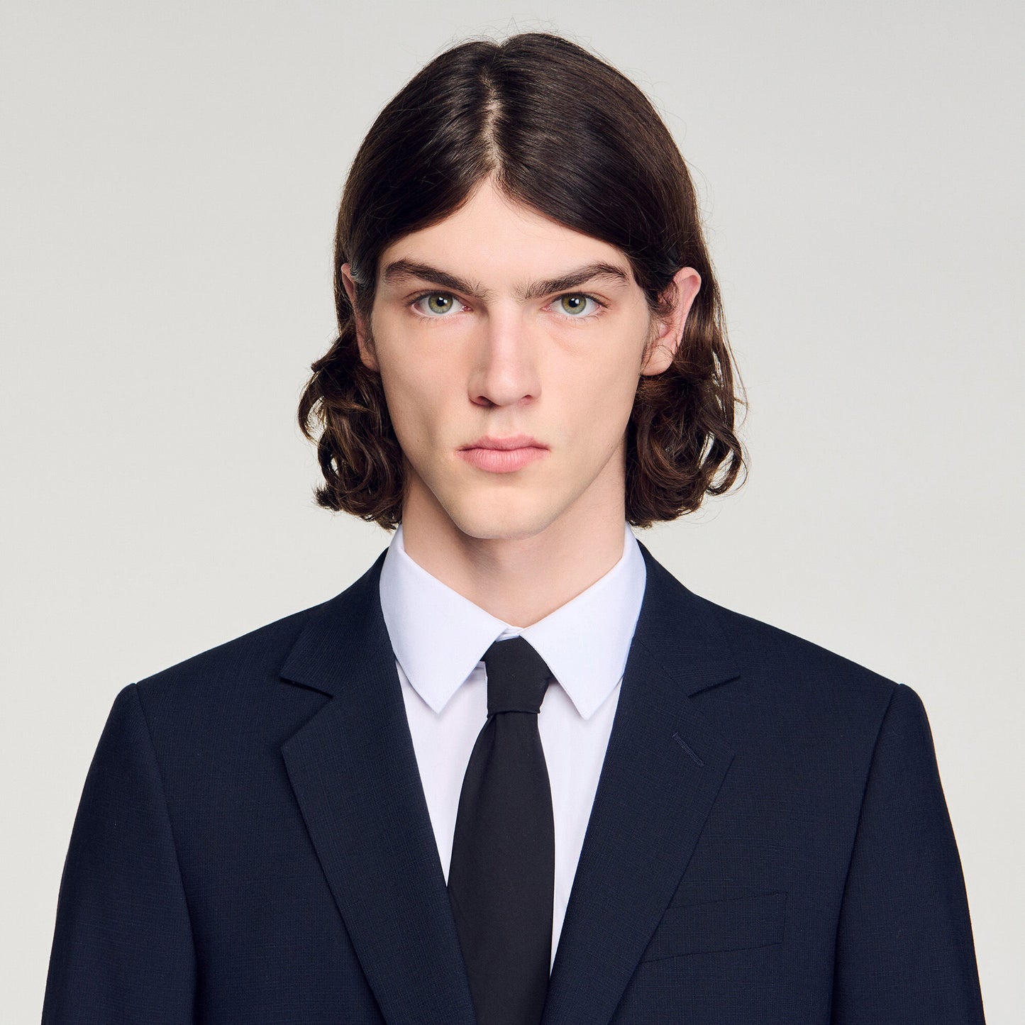 Micro check suit jacket