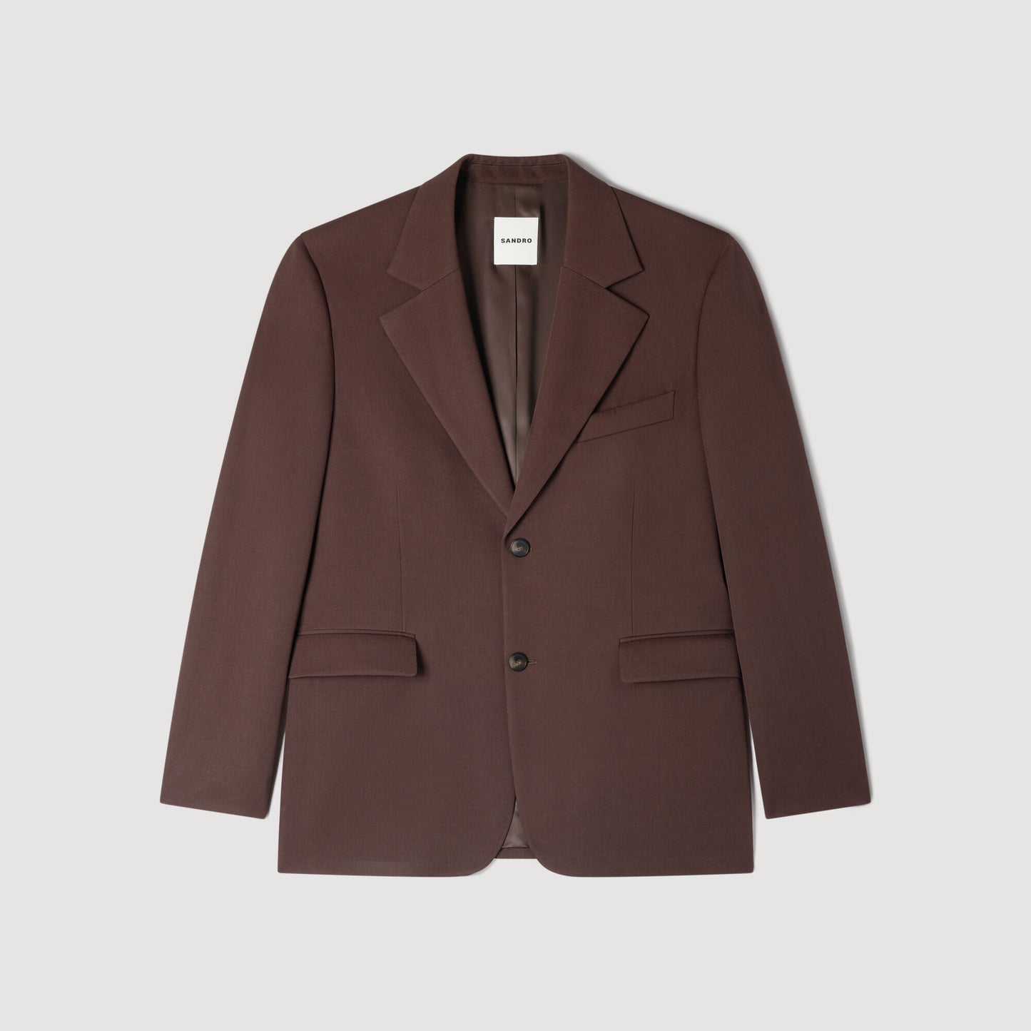Oversized wool jacket