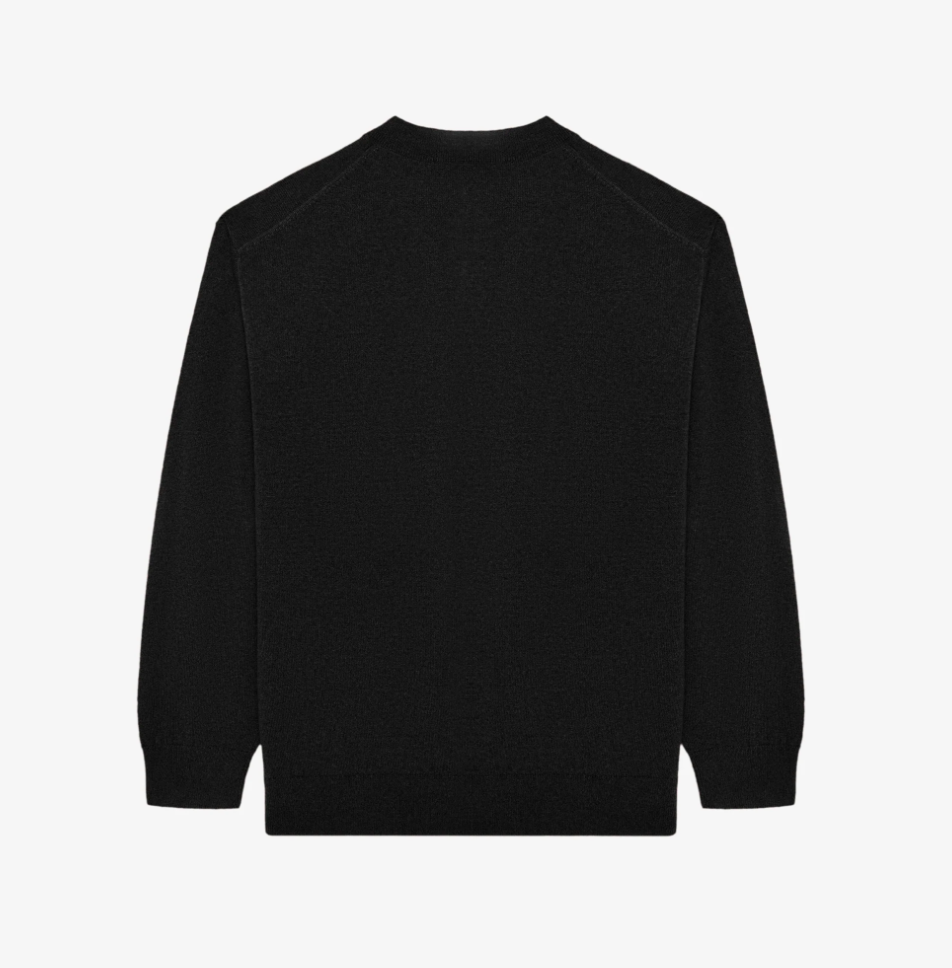 Men Jesper Parnevik V Neck Merino Wool Sweater