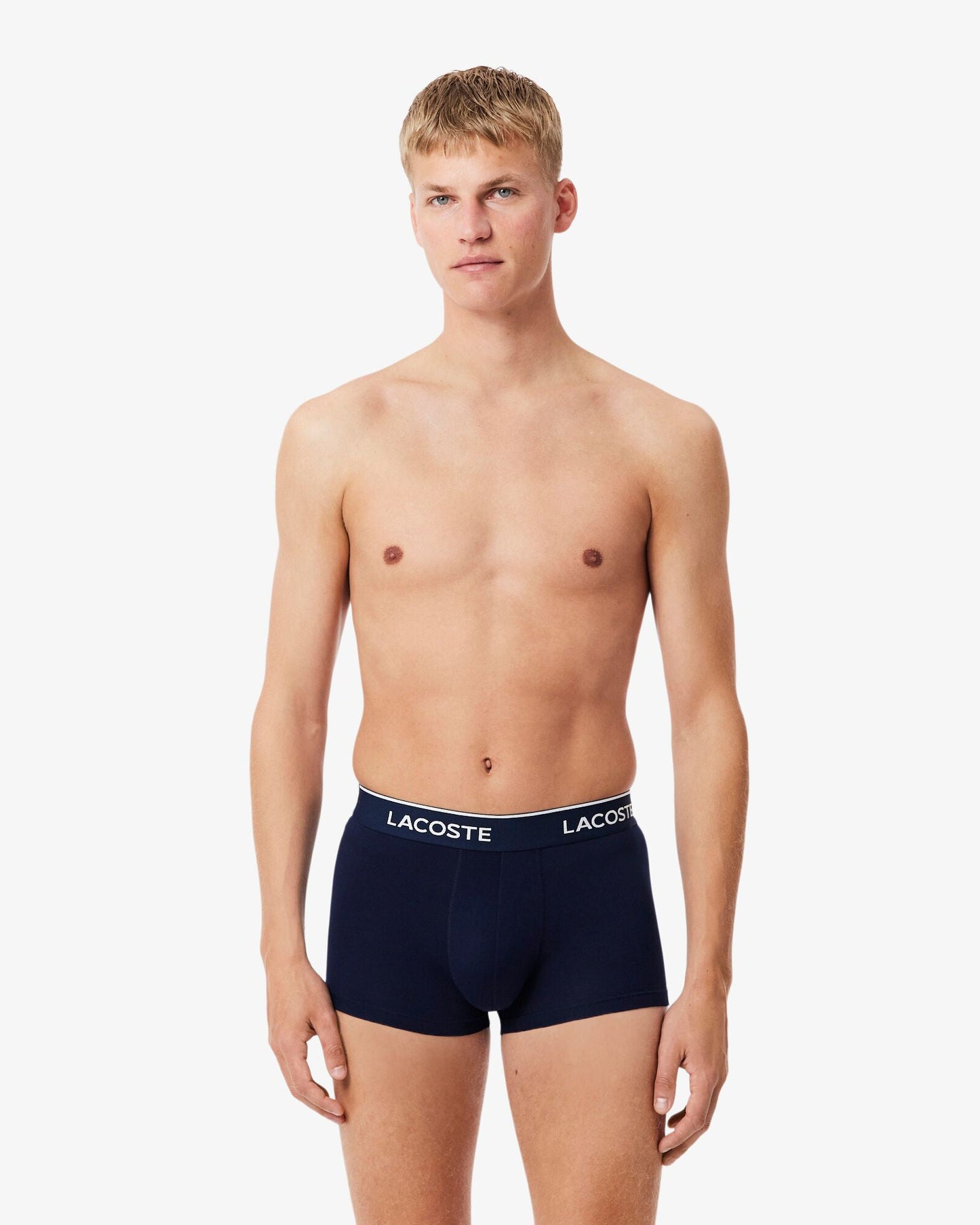 3-Pack Mens Trunks - Navy Blue/Green-Red-Navy HY0