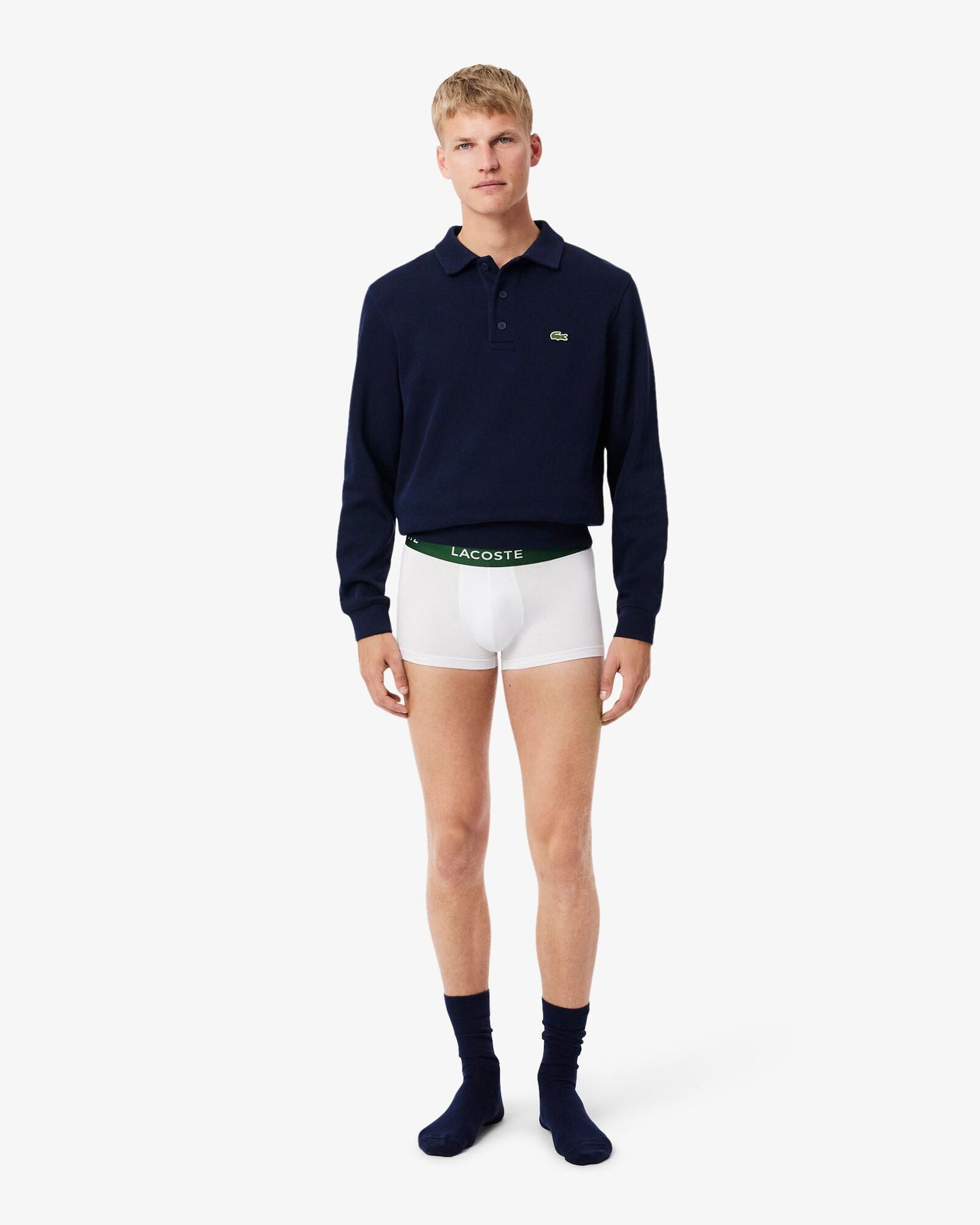 3-Pack of Mens Trunks - White 001