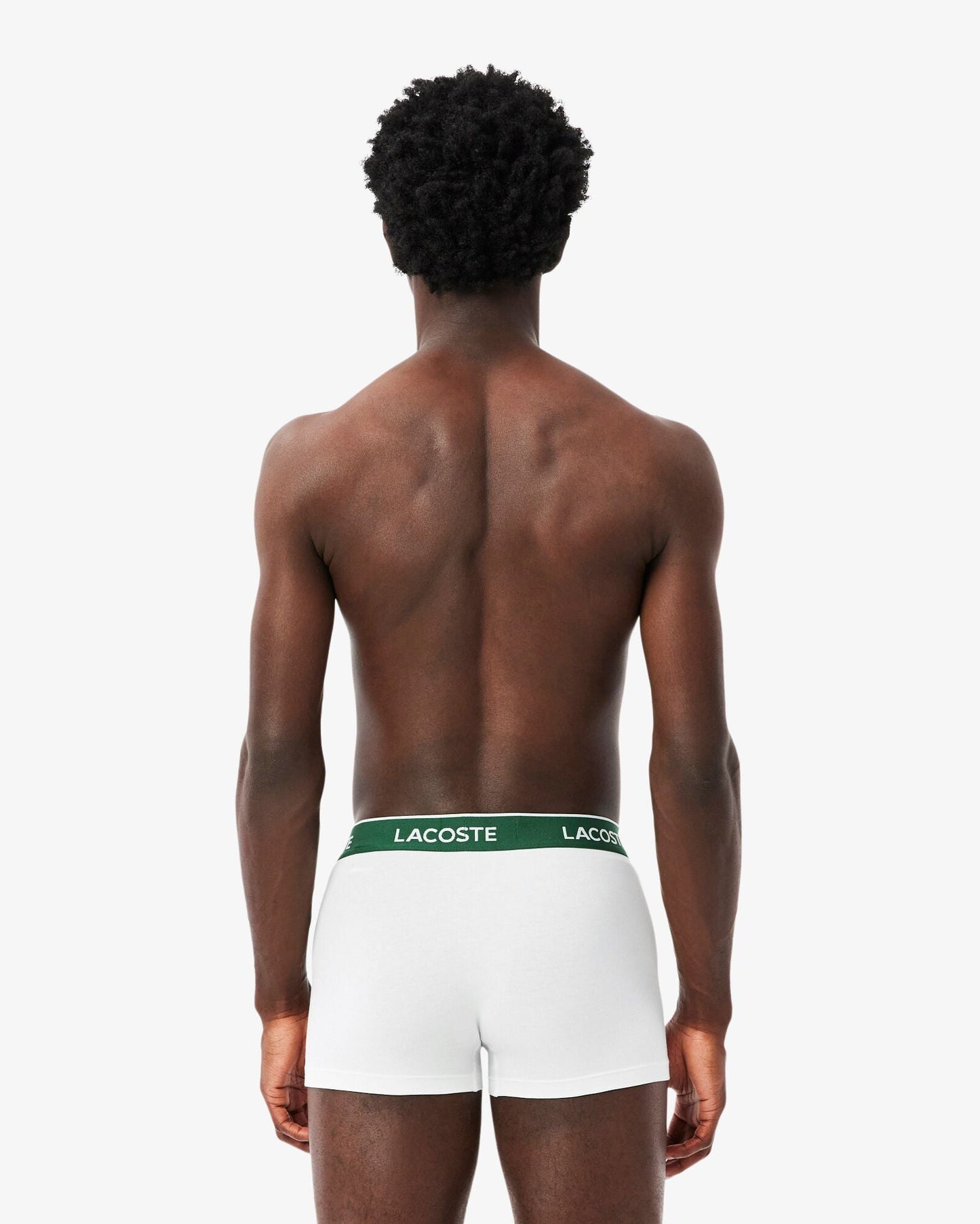 3-Pack of Mens Trunks - Black/White-Silver Chine NUA