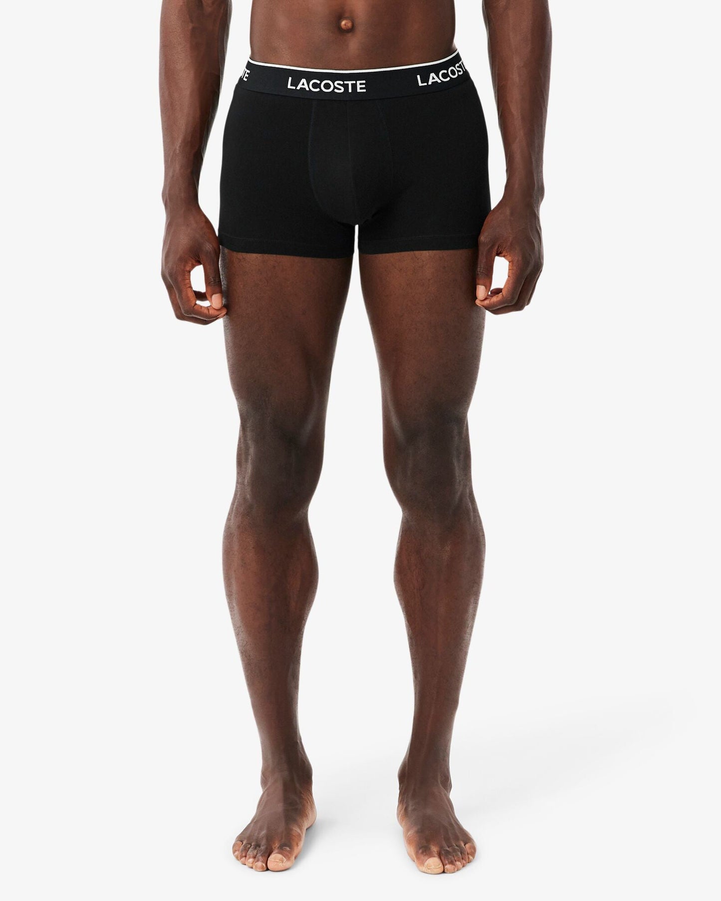 3-Pack of Mens Trunks - Black/White-Silver Chine NUA