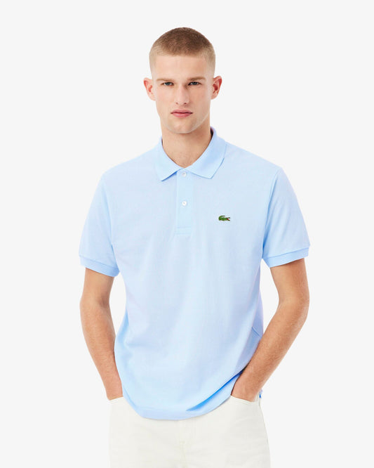 Classic Fit L.12.12 Mens Short Sleeve Polo Shirt - Light Blue T01