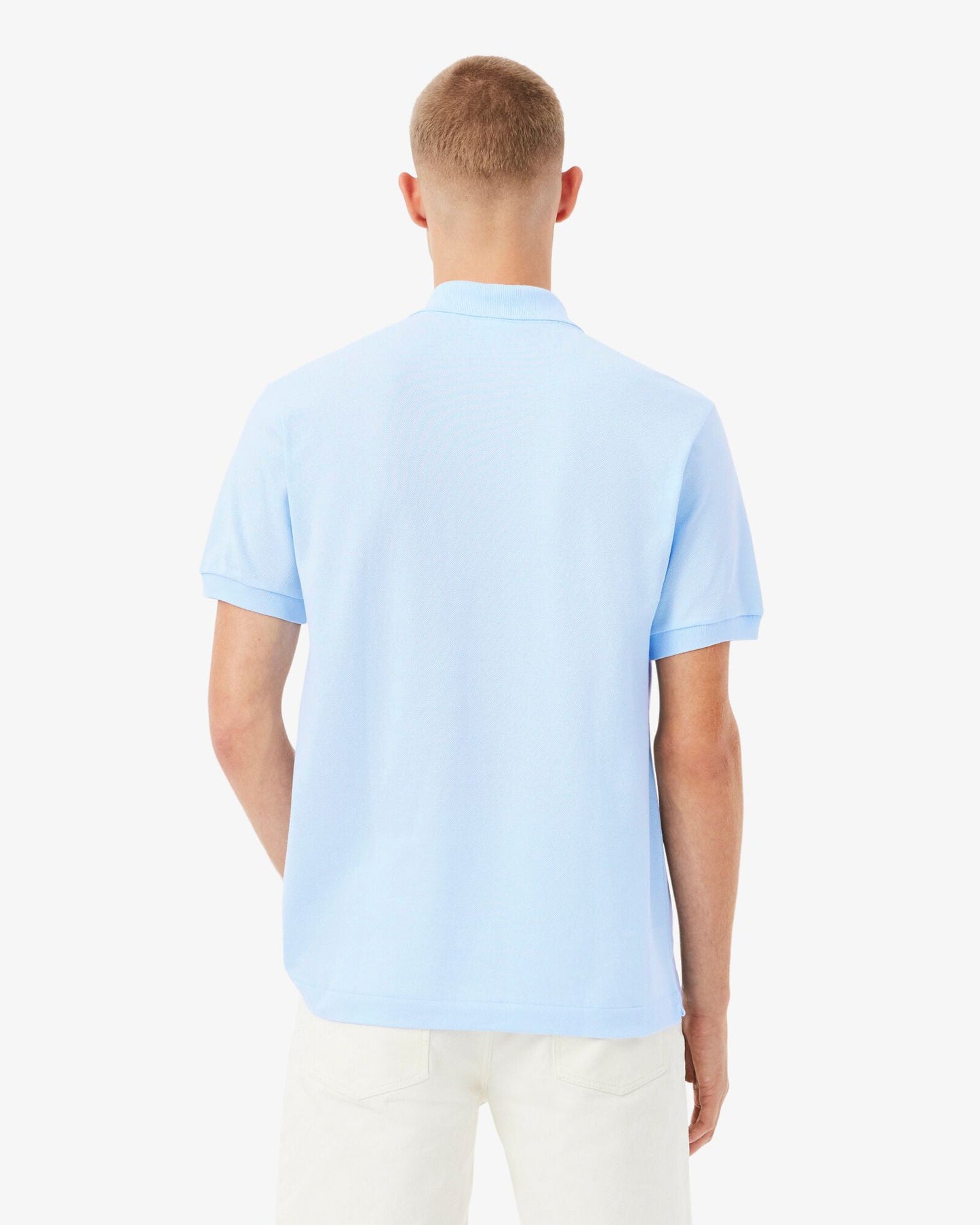 Classic Fit L.12.12 Mens Short Sleeve Polo Shirt - Light Blue T01