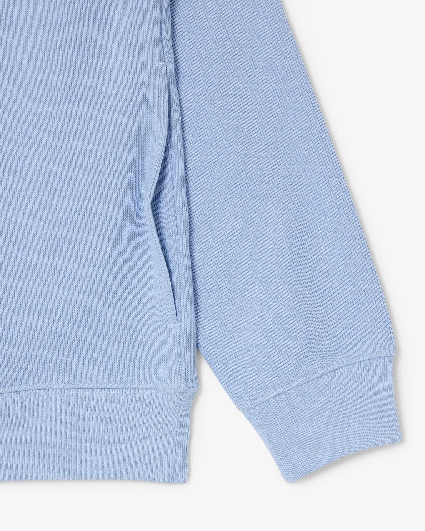Zippered Stand-Up Collar Cotton Sweatshirt - Aphylla AEY