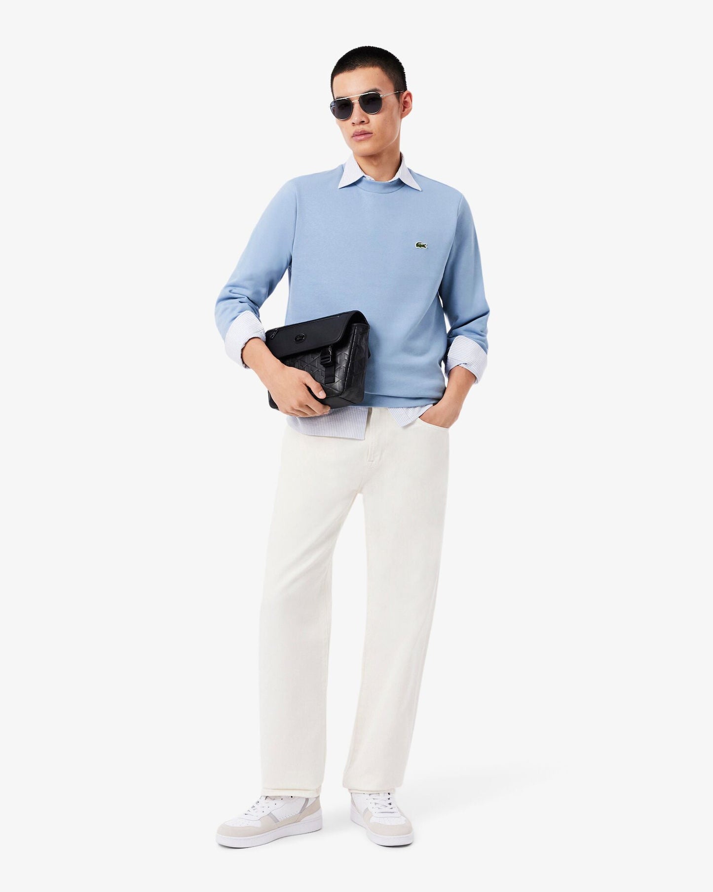 Mens Crew Neck Fleece Sweatshirt - Aphylla AEY