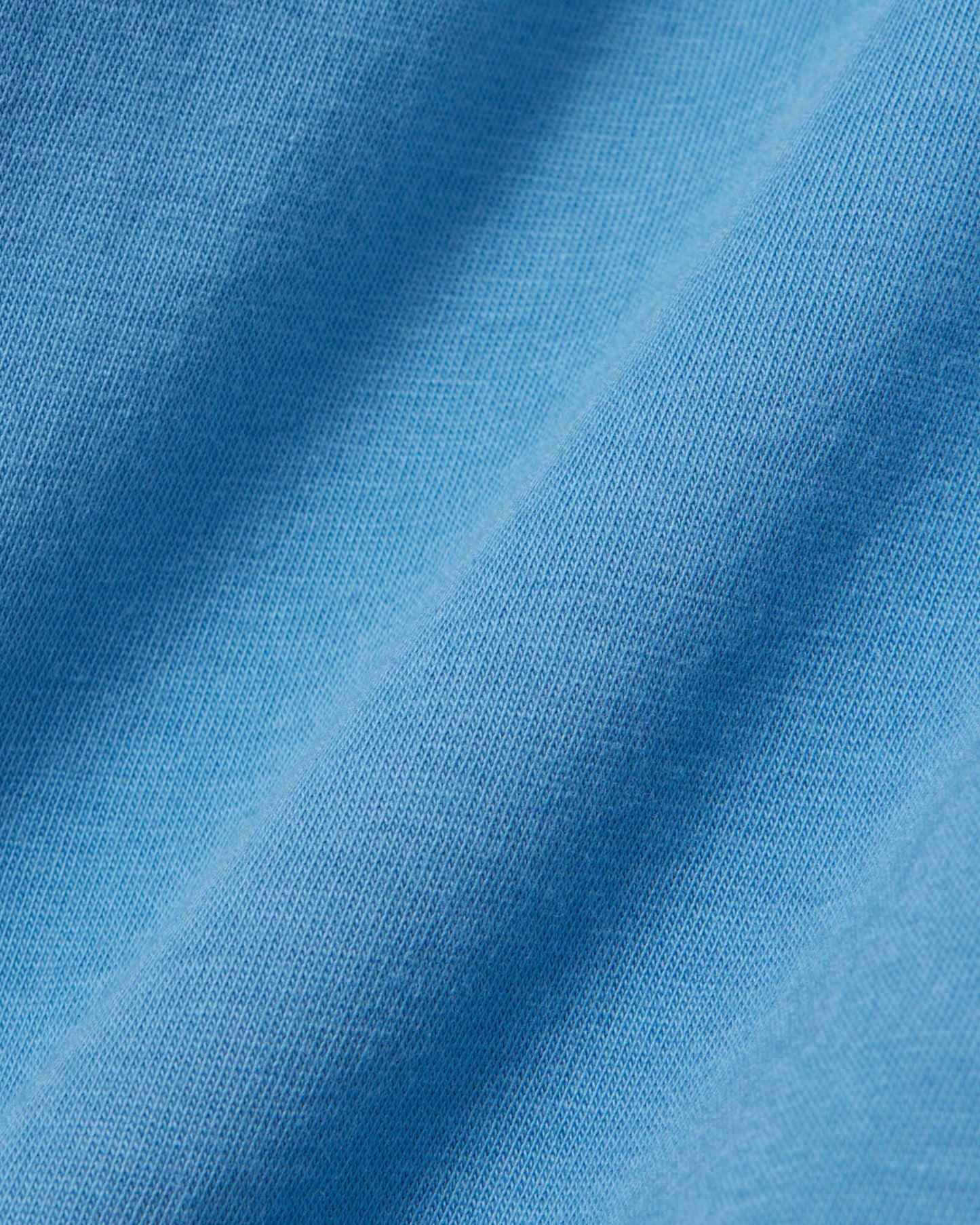 Mens Crew Neck Pima Cotton Jersey T-Shirt - Abyss Blue JBK