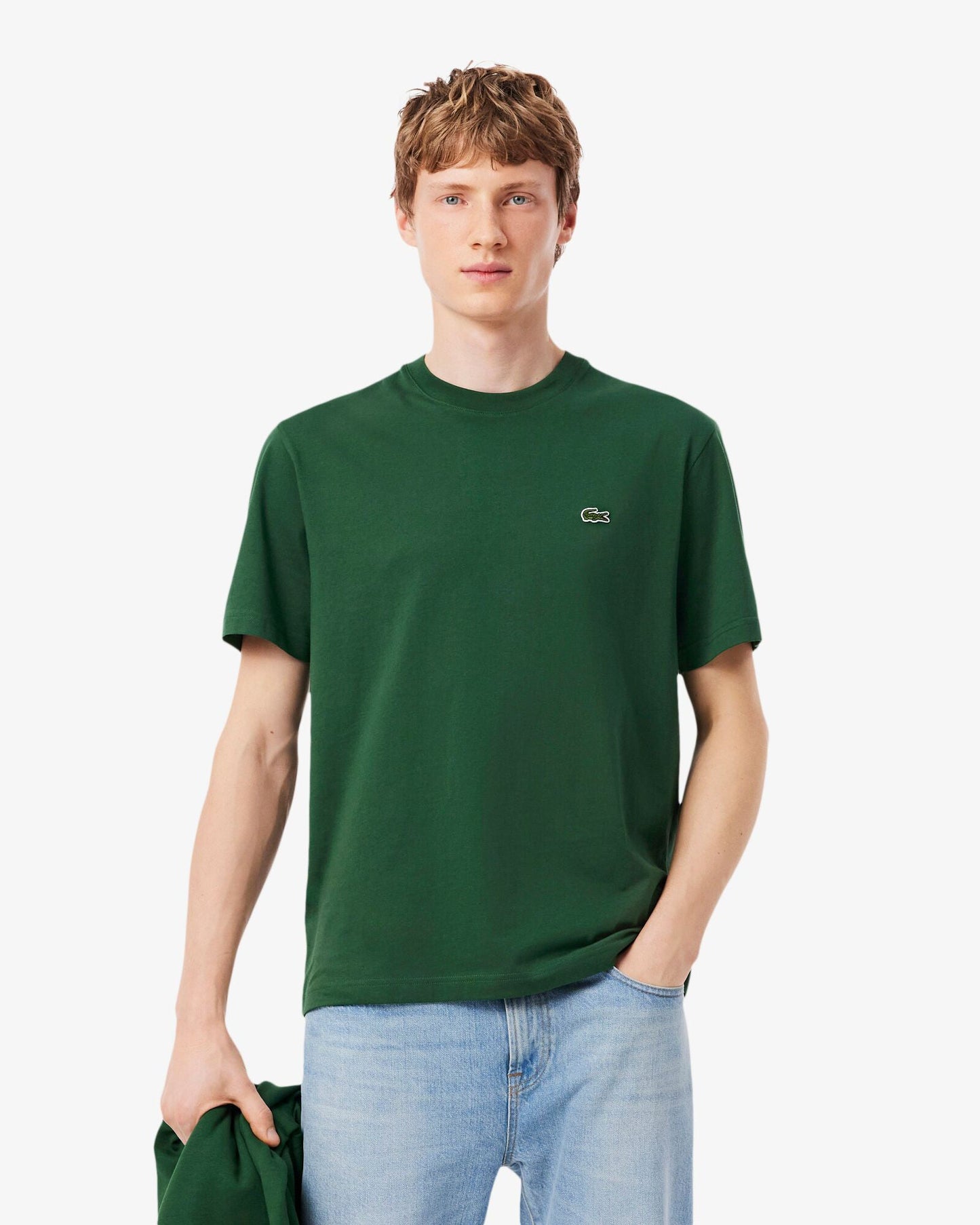 Mens Classic Fit Cotton Jersey T-Shirt - Green 132