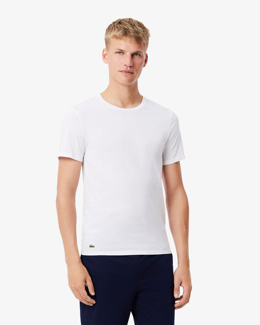Mens 3-Pack Plain Mens T-Shirts - White 001