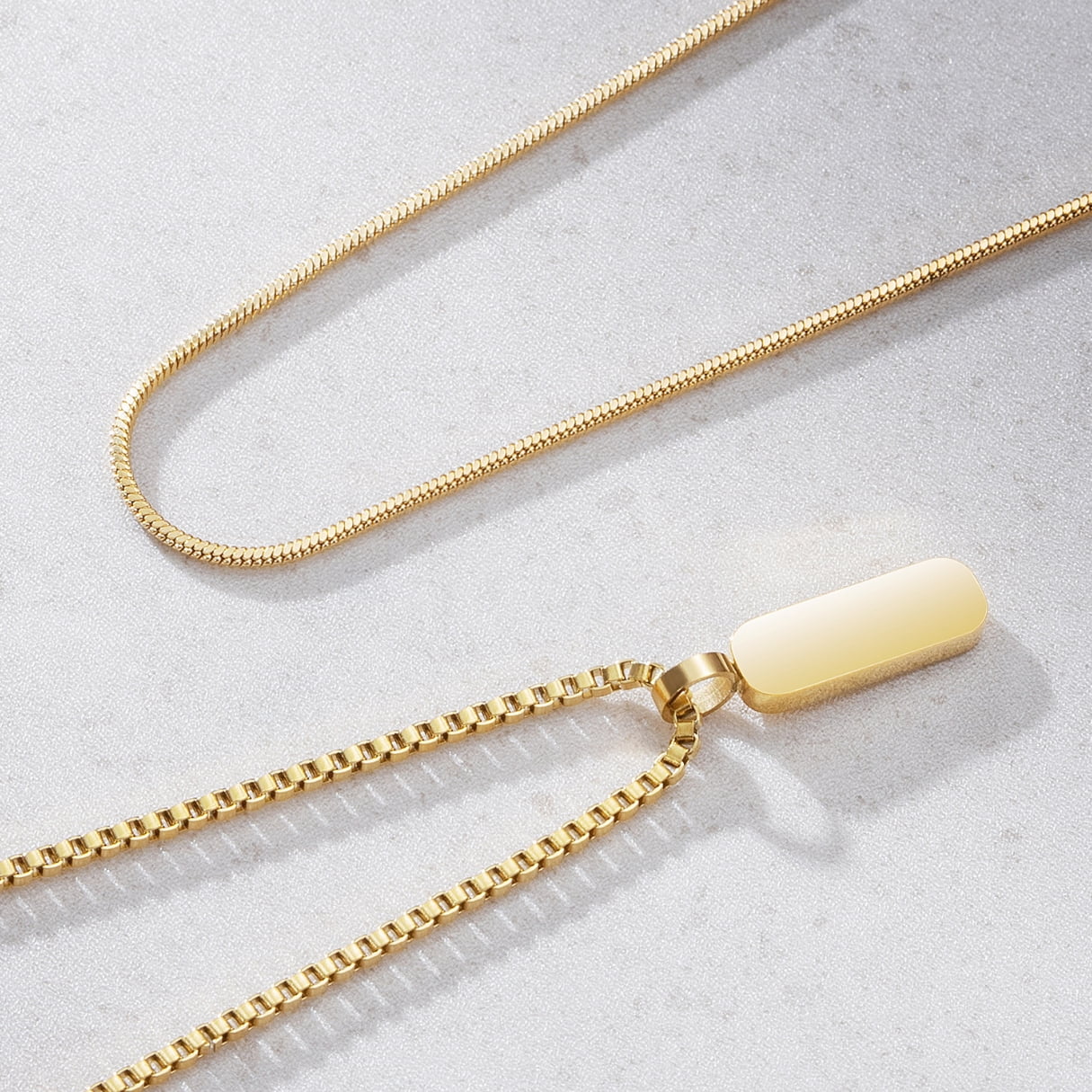 🔥 HOT DEAL 65% OFF | Minimal Pendant Necklace Duo