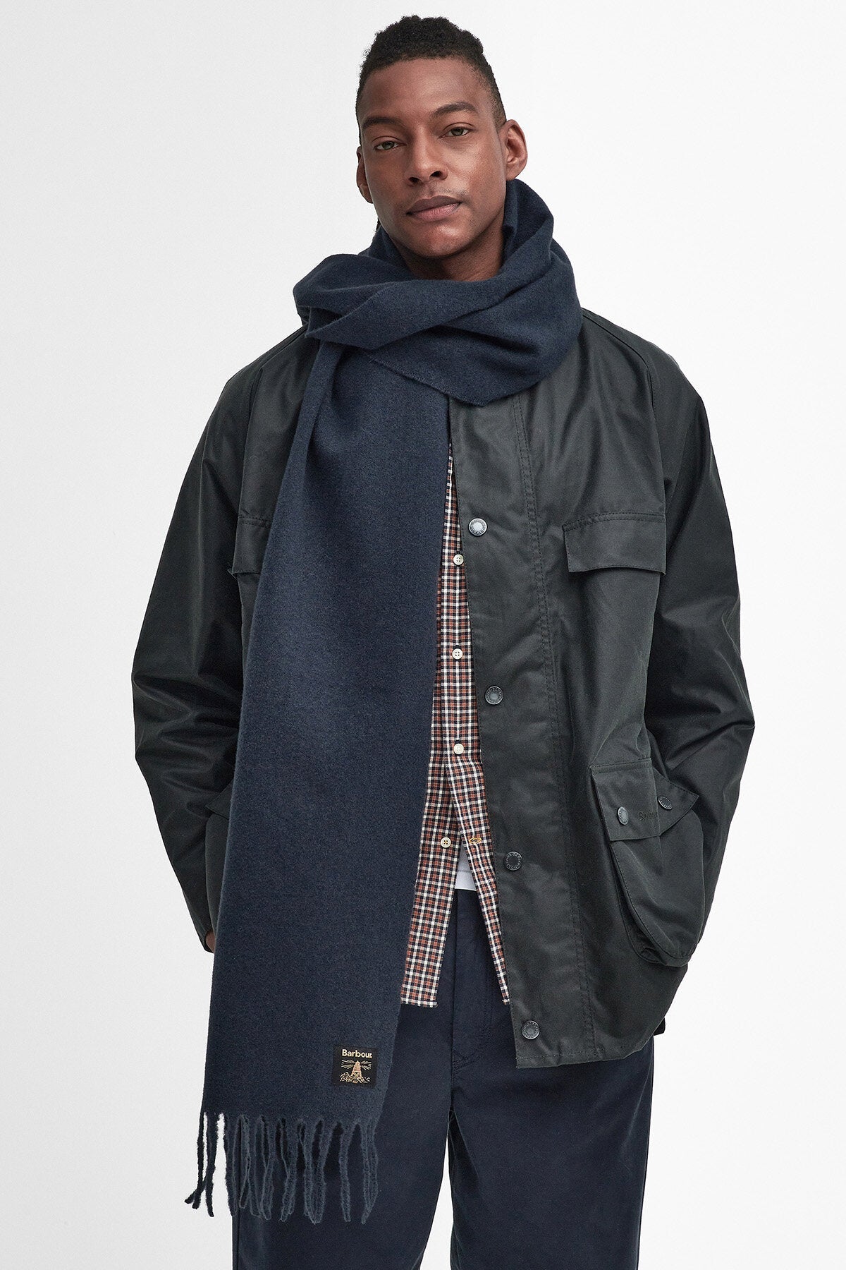 Brandy Boucle Scarf