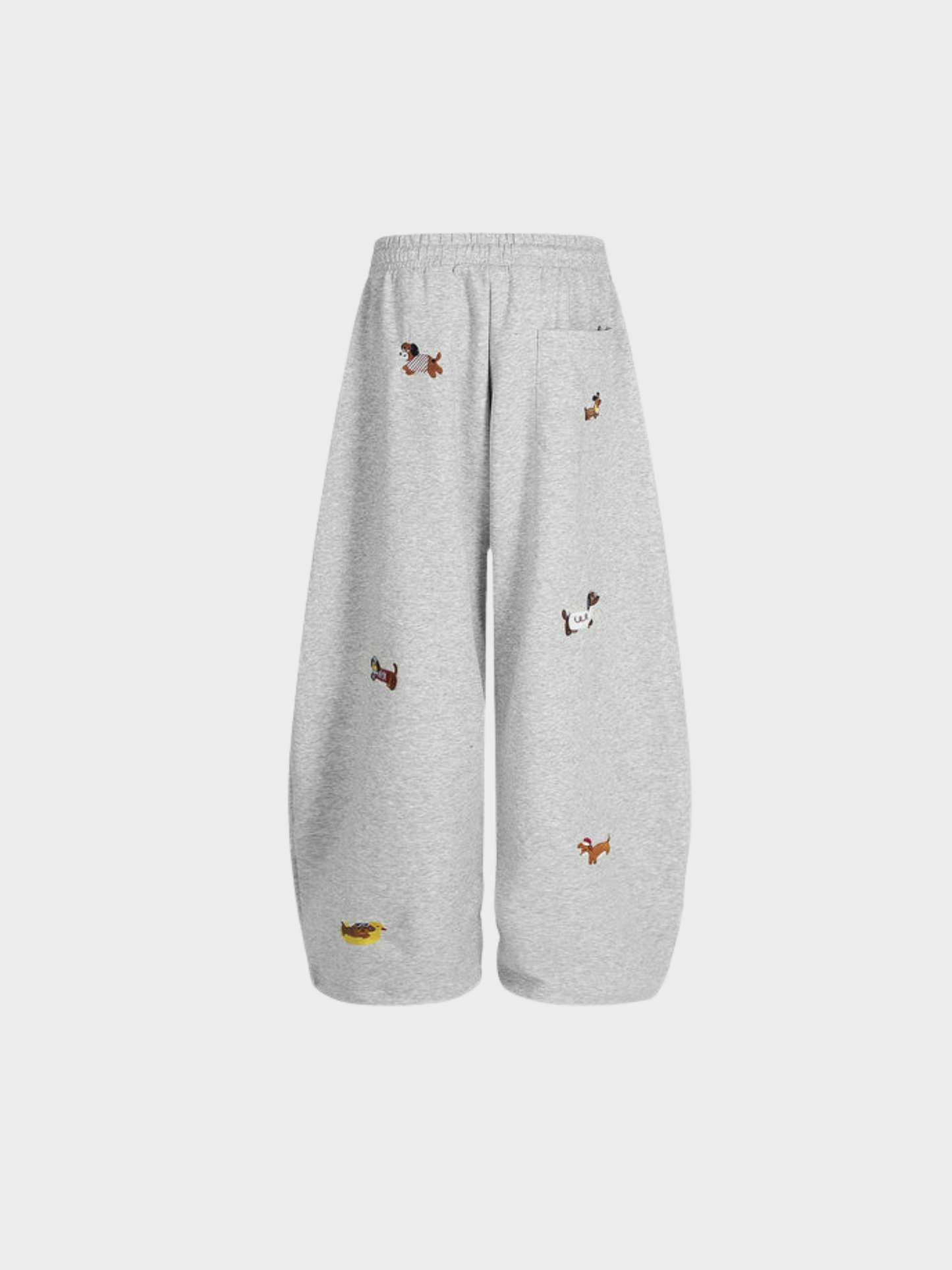 LAST DAY - 76%OFF🔥Embroidered Pup Barrel Sweatpants
