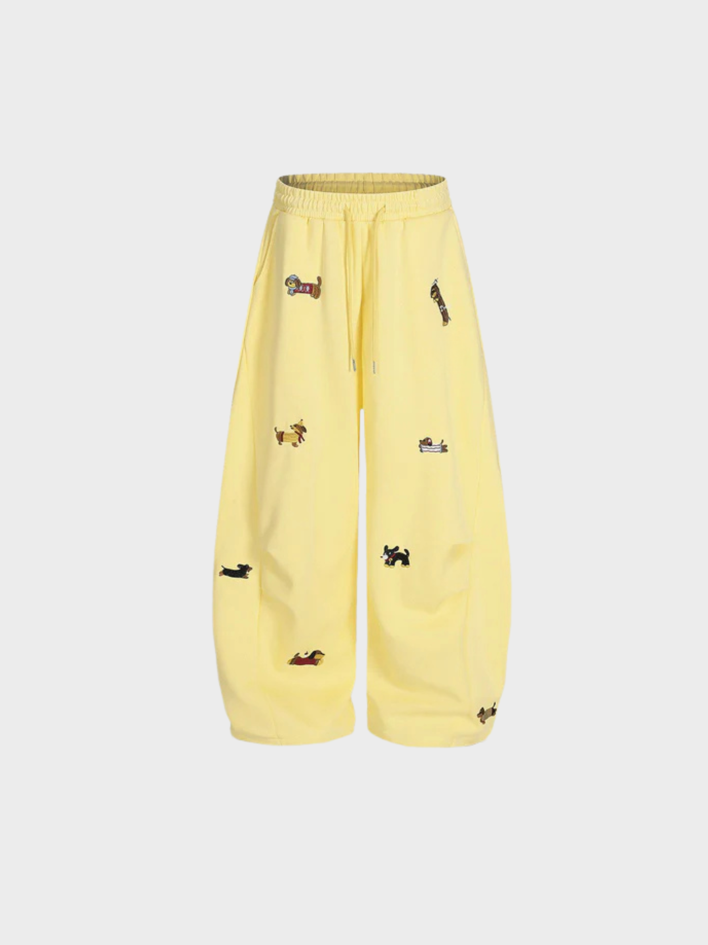 LAST DAY - 76%OFF🔥Embroidered Pup Barrel Sweatpants