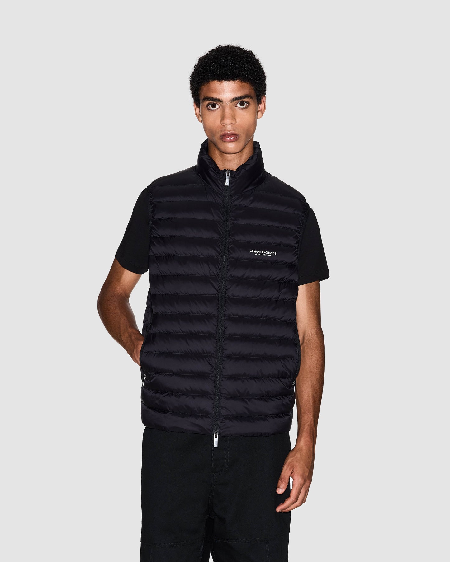 Mens Milano/New York Down Gilet - Black UC001