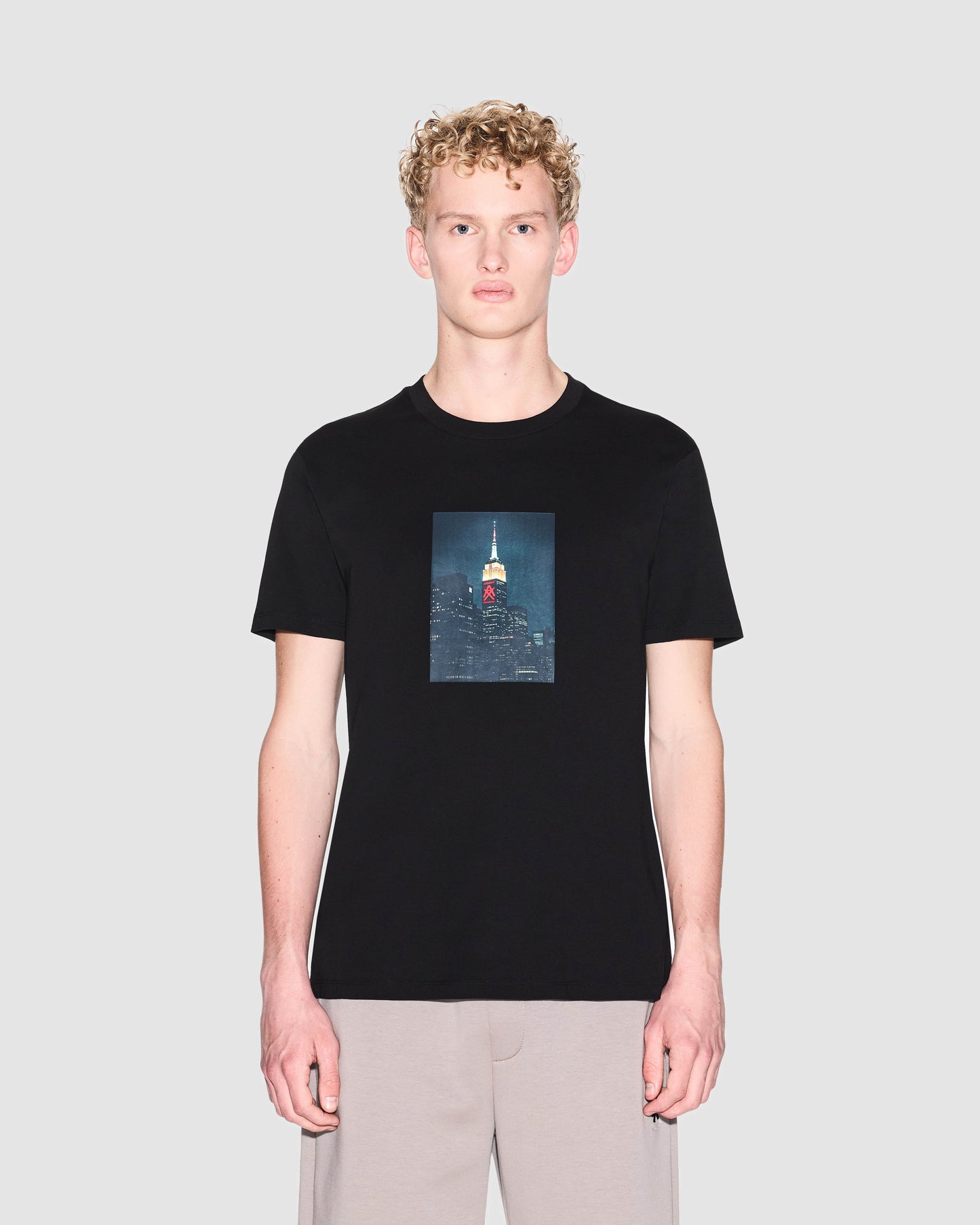 Mens Graphic Print T-Shirt - Black UC001