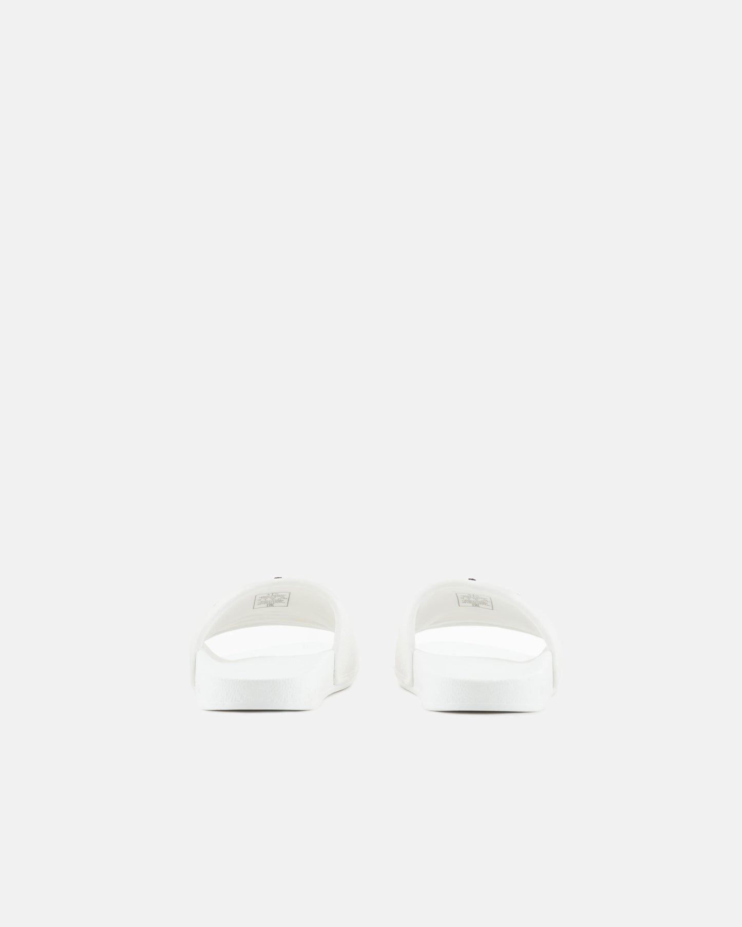 Mens A|X Logo Sliders - Optical White/Black K488