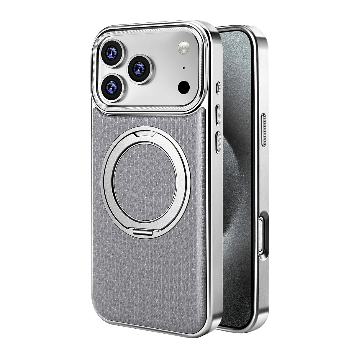 Luxury Leather MagCase with Rotating Bracket Holder