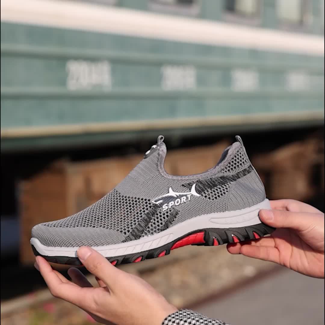 Men's Slip-On Walking Shoes Breathable Lightweight | Active Peaks