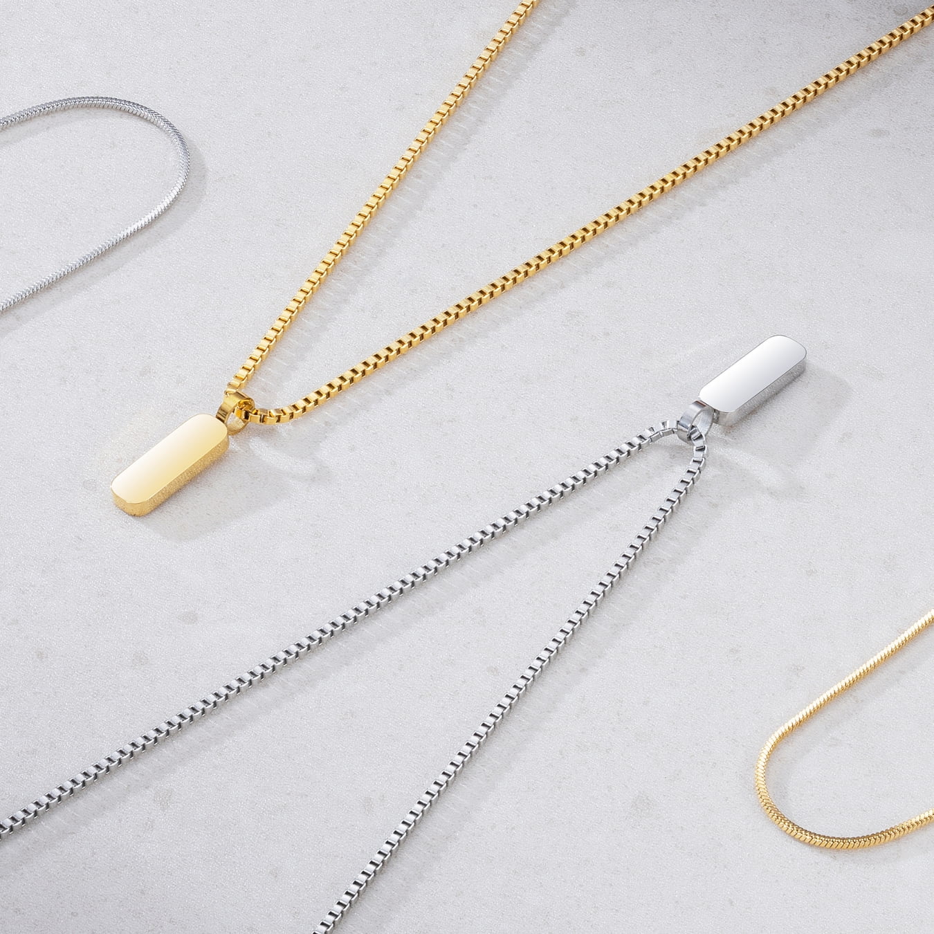 🔥 HOT DEAL 65% OFF | Minimal Pendant Necklace Duo